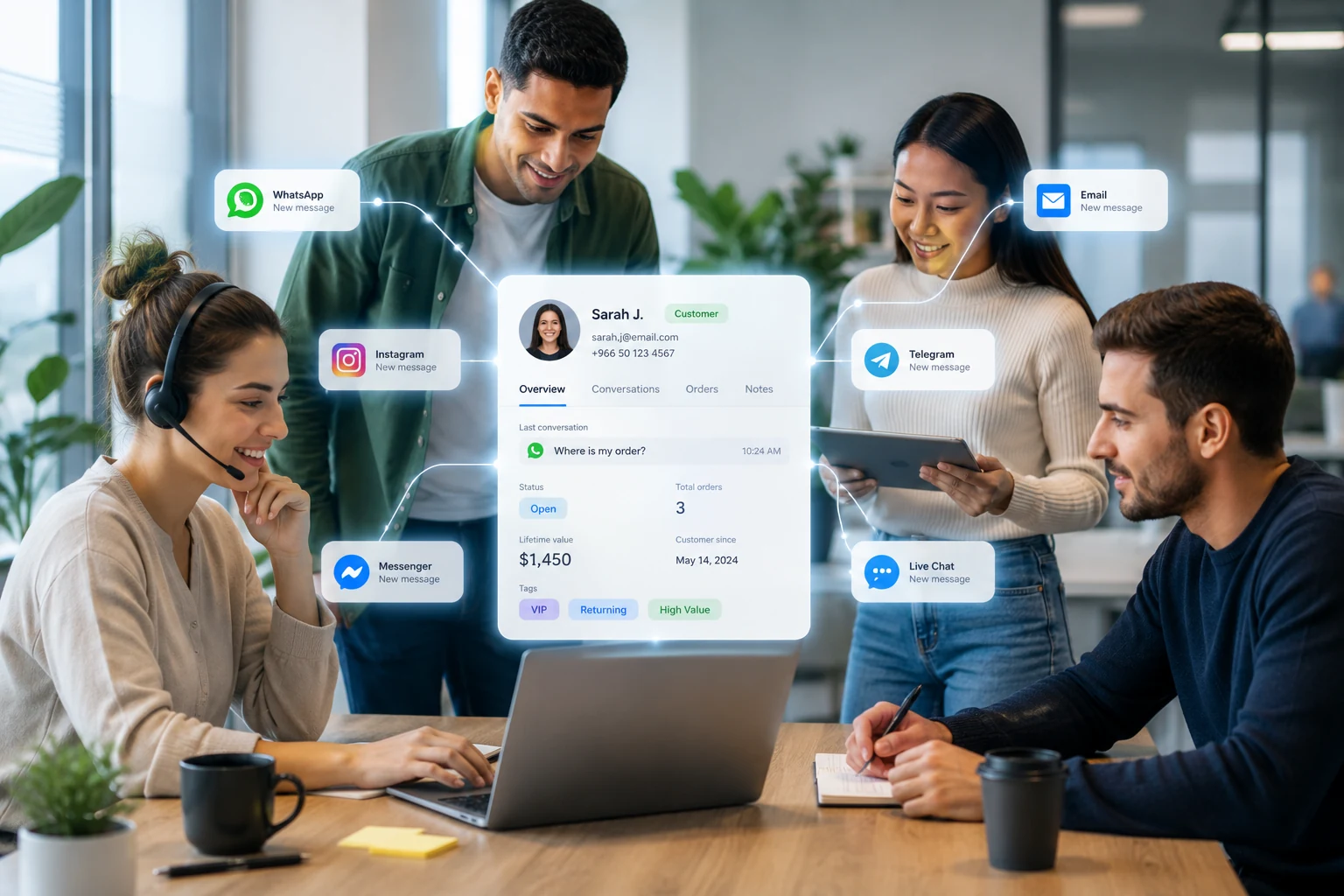 Mitsolab shared inbox and CRM